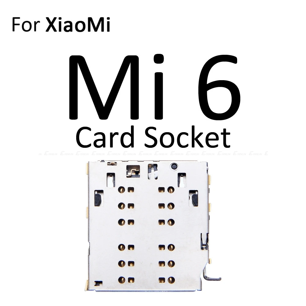 Держатель для карт Micro SD XiaoMi Mi 6 5 Plus контейнер лоток Sim карты разъем картридера