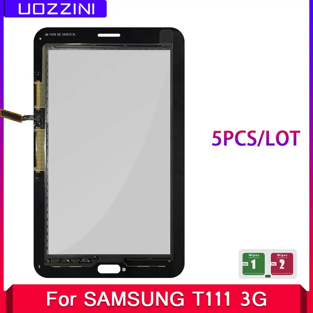 5 шт./лот сенсорный экран для Samsung Galaxy Tab 3 SM T110 T111 T113 T116 Передний дигитайзер