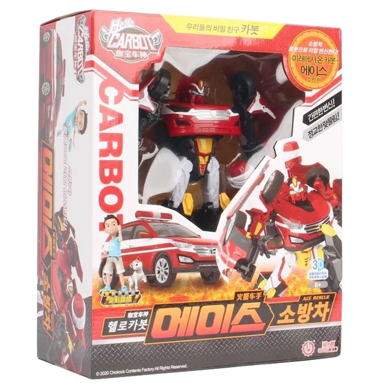 Корейский мультфильм Hello Carbot autobot игрушки деформированный автомобиль робот экшн