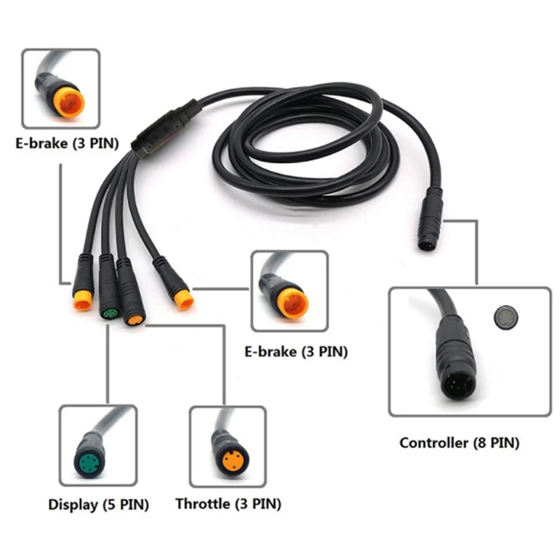 

36V/48V 500W 22A Electric Bicycle Sine Wave Controller KT LED880 Display&Thumb Throttle and Sensor Waterproof Accessorie