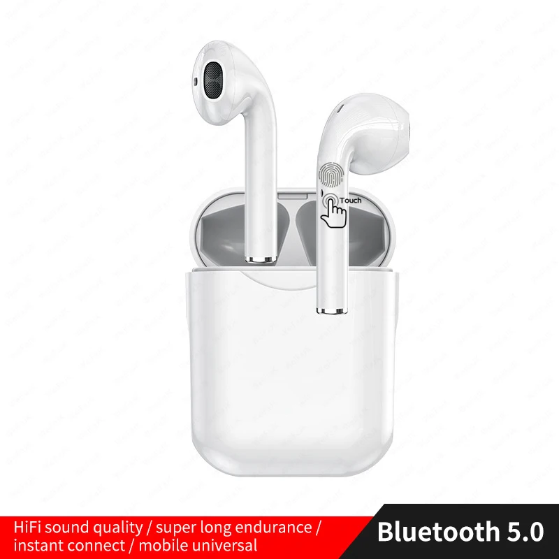 Original i12 TWS Wireless Headphones Bluetooth Earphone Sports Earbuds Gaming Headset For Xiaomi Android iPhone Apple Earphones |