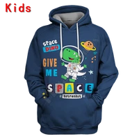 astronaut dinosaur galaxy hoodies t shirt 3d printed kids sweatshirt long sleeve boy for girl funny pullover 05