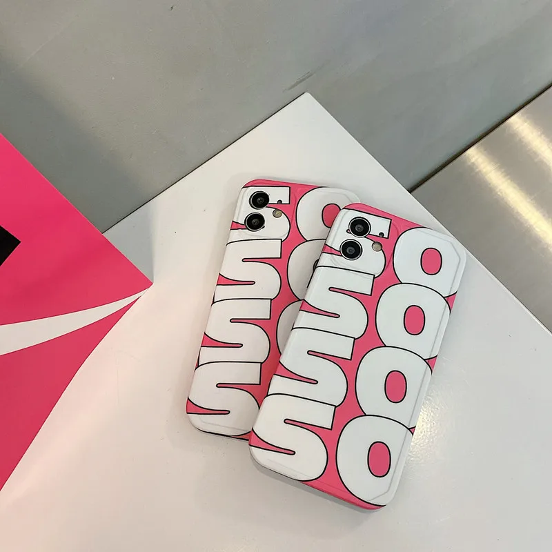 

Retro letter so sweet girls japanese Phone Case For iPhone 12 11 Pro Max Xr Xs Max x 7 8 Plus 12 mini 7Plus case Cute soft cover