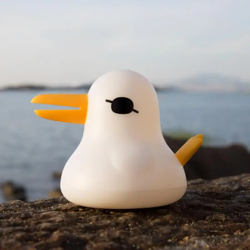 

Portable Bird Night Light Adjustable Brightness Battery Operated Or Usb Charging Bedside Lamp Cute Bird Lamp Children's Gifts