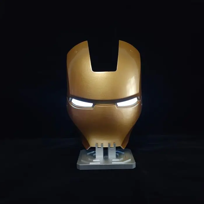 Металлическая маска для шлема zq Iron Man модель ручной работы | Дом и сад