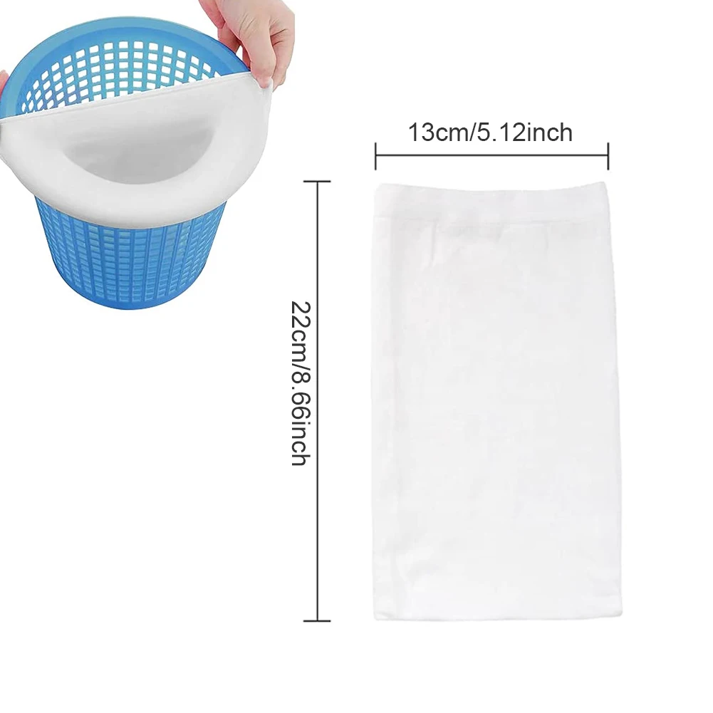 

Pool Round Skimmer Socks Household Perfect Elastic Net Savers Mesh Nylon Filters Baskets Skimmers Net Filter Bag Pool Supply
