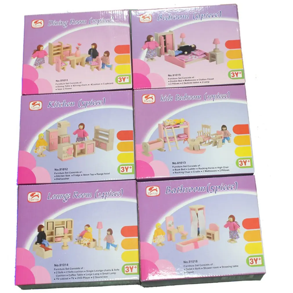 Деревянная миниатюрная мебель для кукольного домика сделай сам деревянный