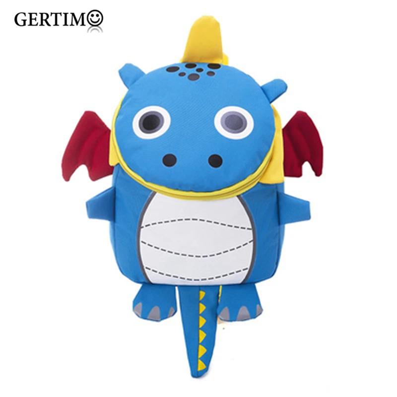 Kids 3D Fire Dragon School Bags for Toddler Boys Waterproof  Reflective Drawstring Schoolbag Children School Backpack for Girls