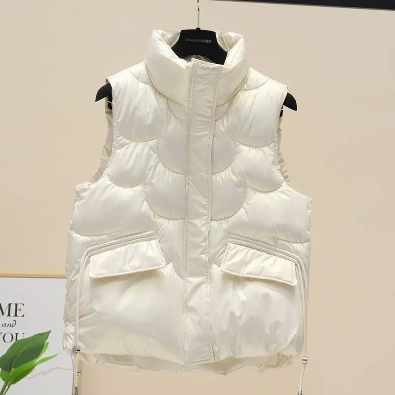 Хлопковый водонепроницаемый жилет для женщин Зимний новый Европейский с