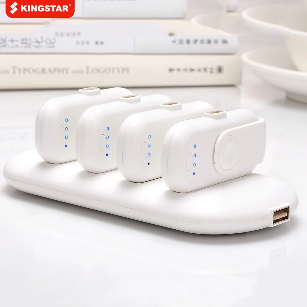 

KINGSTAR Portable Power Bank Smartphones Magnetic Charger External Batteries Micro USB Type C 1000mAh Cell Phones Powerbank