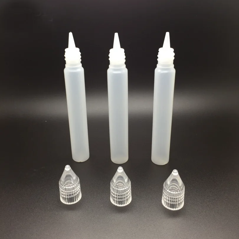 5 шт. 15/30 мл прецизионный аппликатор для наконечников пустая бутылка клея