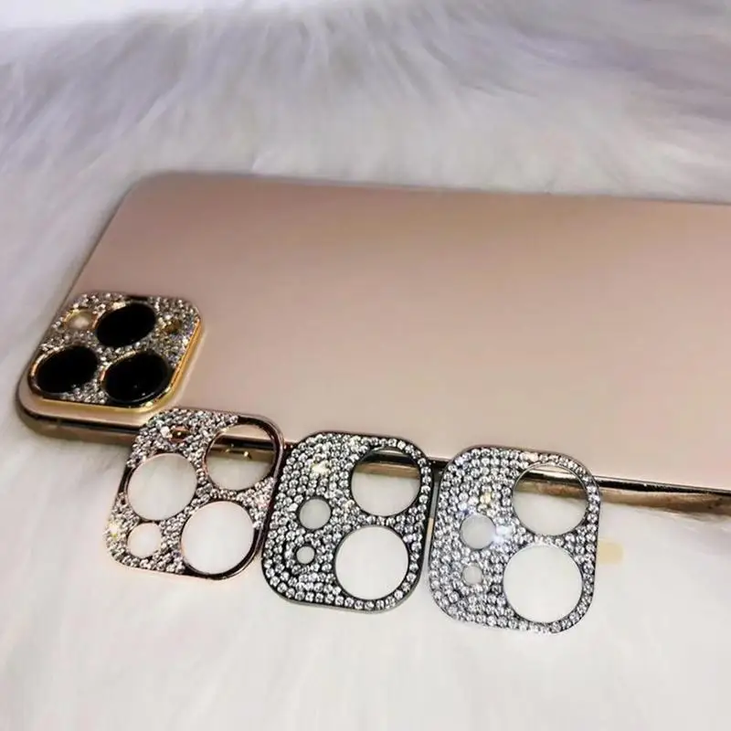 Новый кристаллический бриллиантовый протектор объектива камеры для iPhone 11