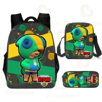 child pencil boys girls shooter sprout and starchildren cute crow shoot game 3d backpack bags harajuku shoulder kids leon
