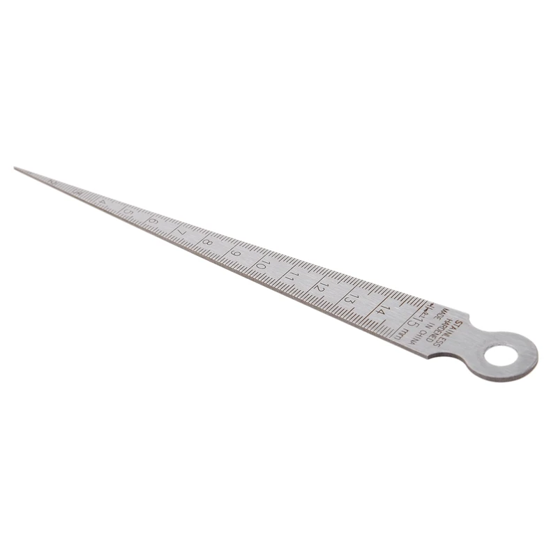 

Gap Hole Taper Gauge Metric Stainless Hardened Measure Tool