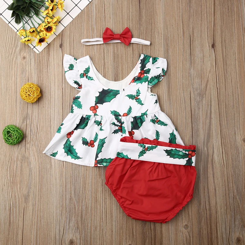 Детско Младенческая Одежда для новорожденных Футболка маленьких девочек наряд