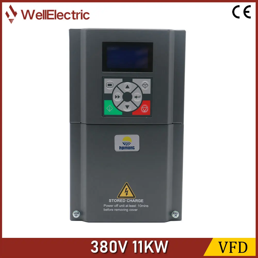 Инвертор VFD HD3N 11 кВт 380 В/F & SVC управление скоростью двигателя преобразователь