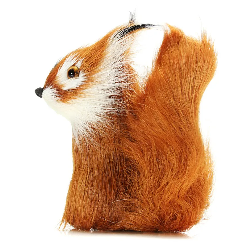 1 шт. пушистая белка украшение Рождественский подарок подвесное дерево флис