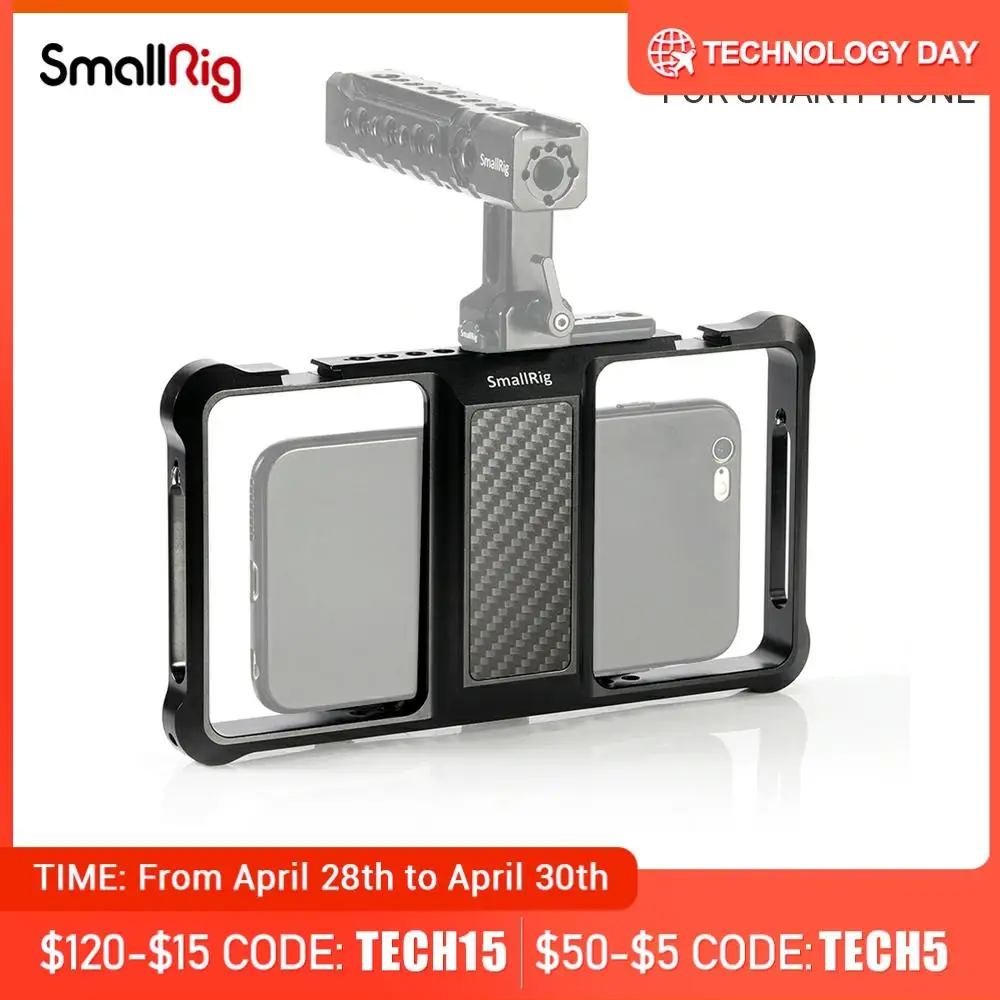 SmallRig Универсальный мобильный телефон Vlogging клетка для видеосъемки телефона