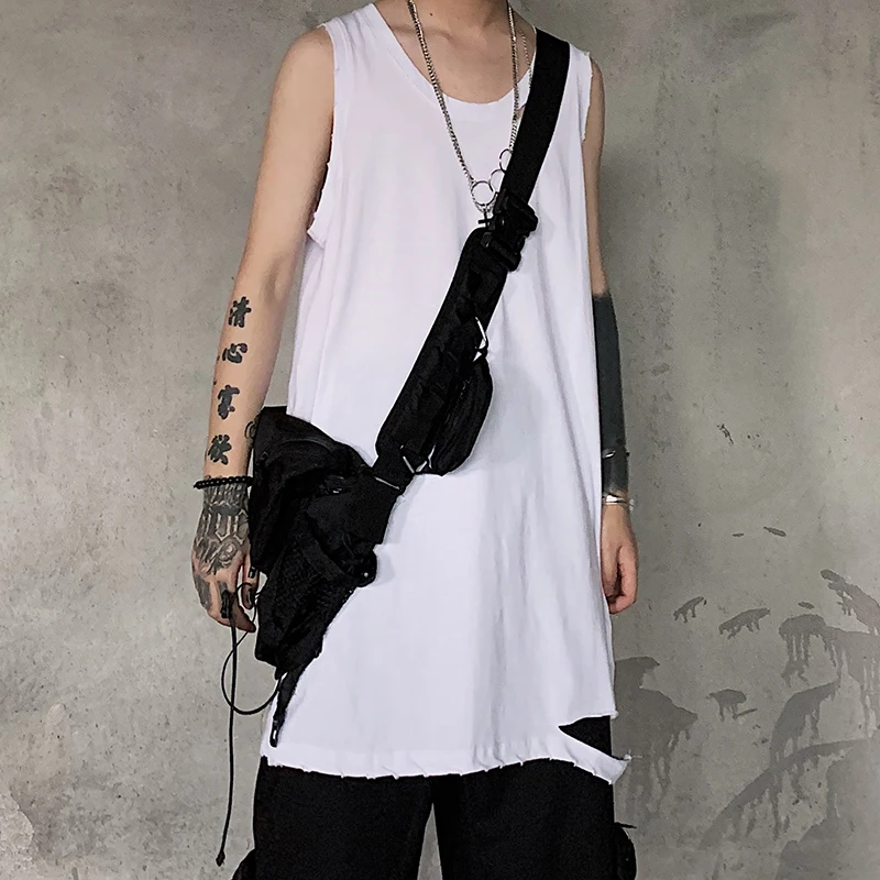 Ins европейский и американский стиль высокая улица ленивый ветер Стеганный жилет