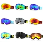 Очки Copozz лыжные, двухслойные, противотуманные, пылезащитные, для близорукости, UV400, 40
