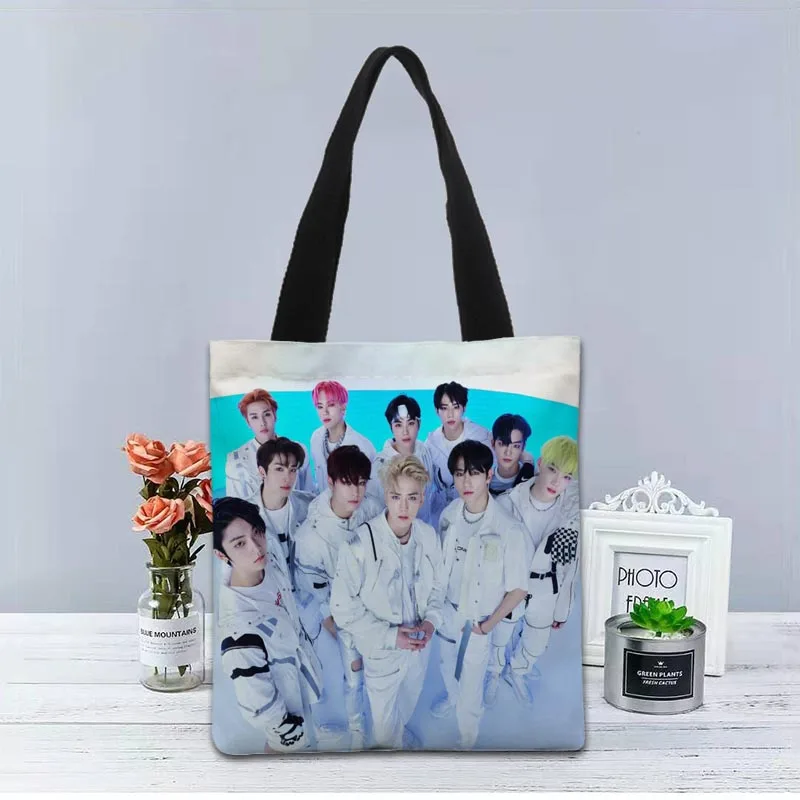 Складная сумка для покупок Boyz KPOP многоразовая Экологически чистая большая
