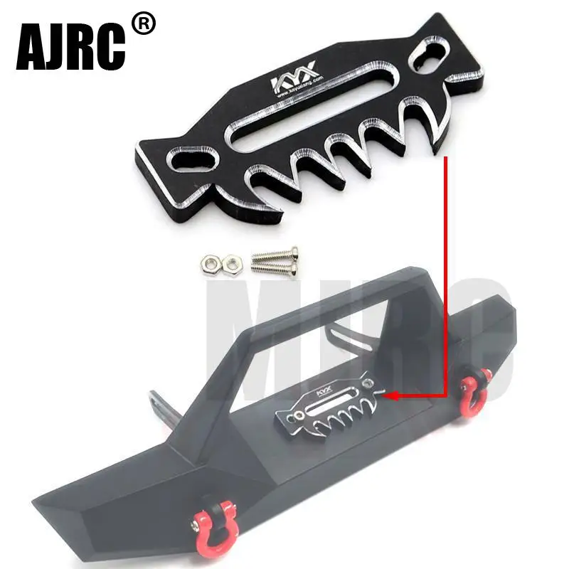 

RC climbing car toy universal metal winch rope guide for TRX-4 AXIAL SCX10II RC4WD D90 D110 90046 90047 TRX4 front bumper winch