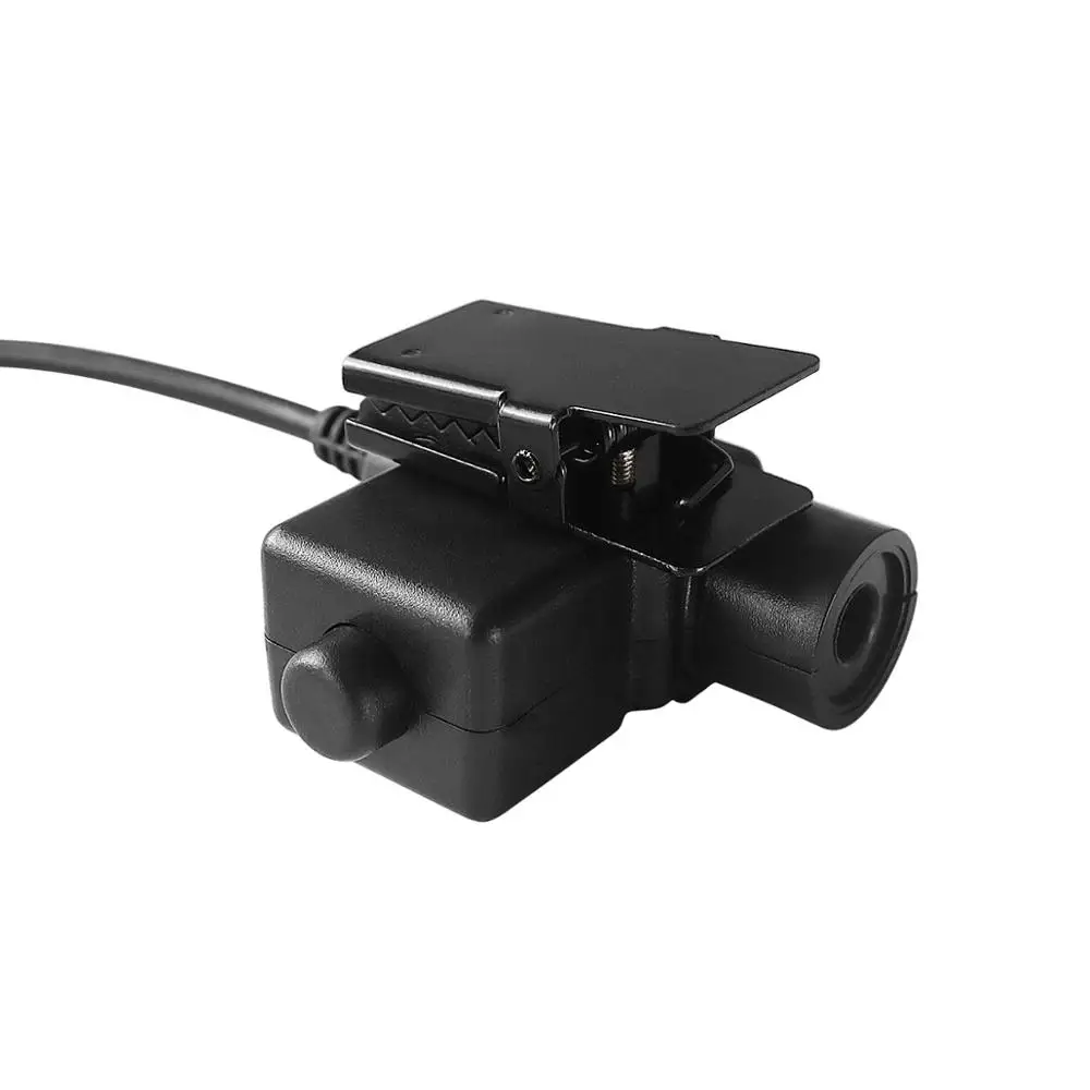 Yaesu Vertex U94 Ptt Tactical Headset Adapter Plug for Yaesu Vertex VX-6R VX-7R VX6R VX7R FT-270 VX-127 VX-170 Walkie Talkie