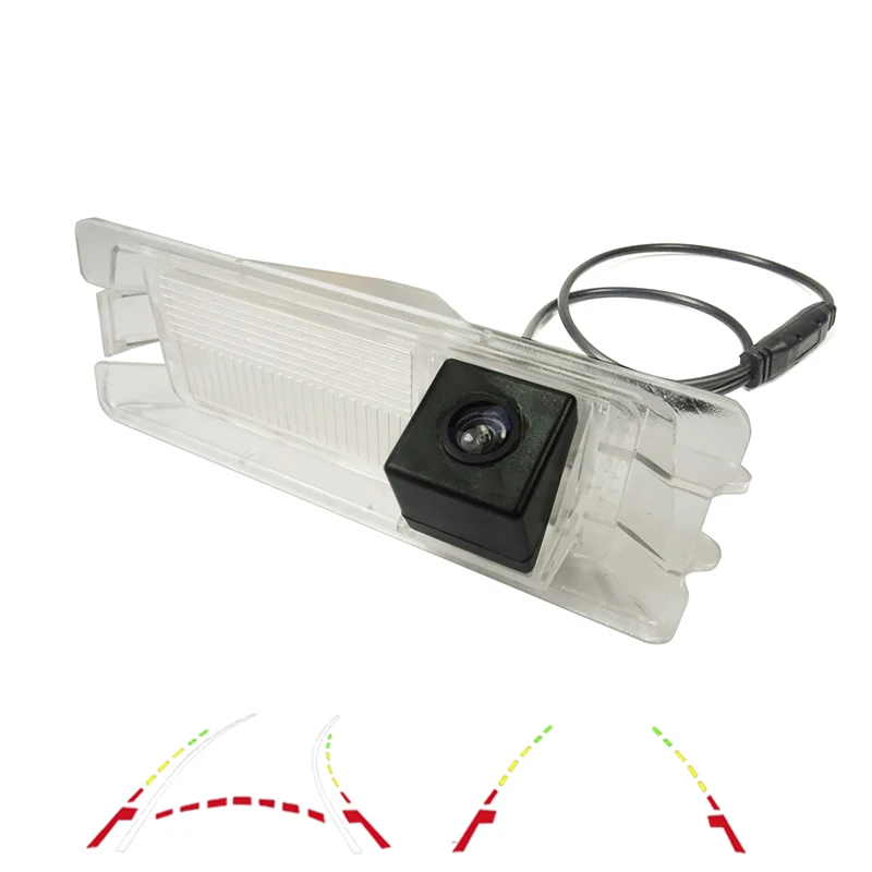 Dynamic track no LED Автомобильная камера заднего вида для SONY ccd Nissan March Renault Logan Renault Sandero dacia Sander Stepway Dynamic tracks - Название цвета: Dynamic track no LED