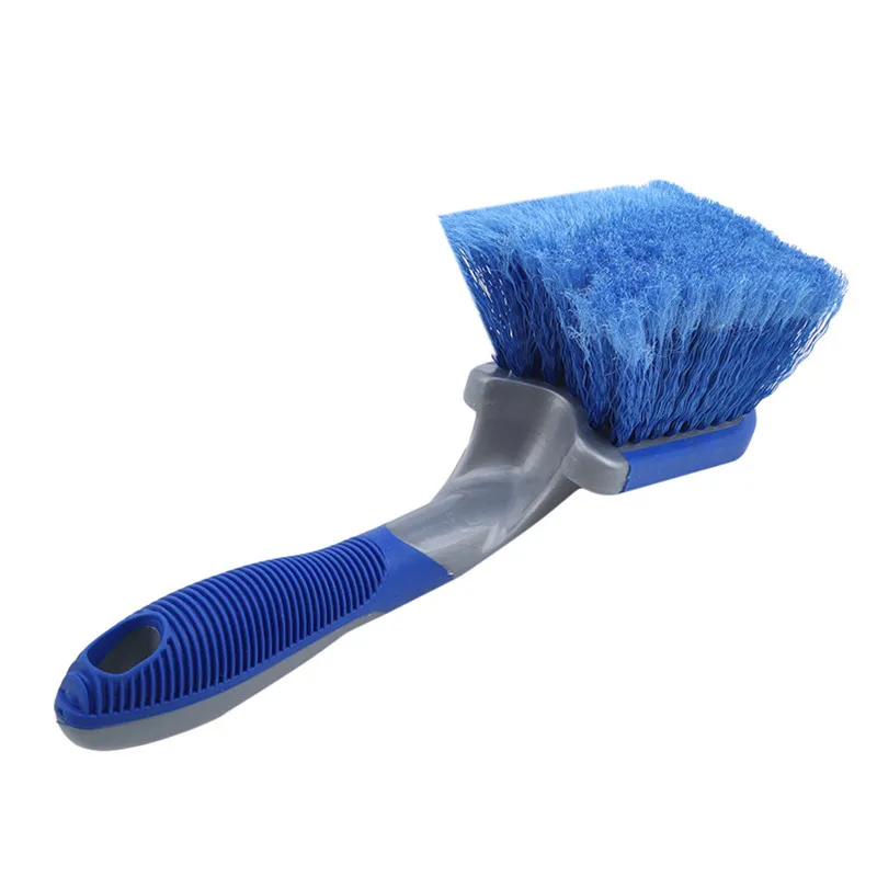 

Car Wheel Soft Brush Tire Cleaner Washing Tools Blue For Auto Detailing Motorcycle Cleaning Tools