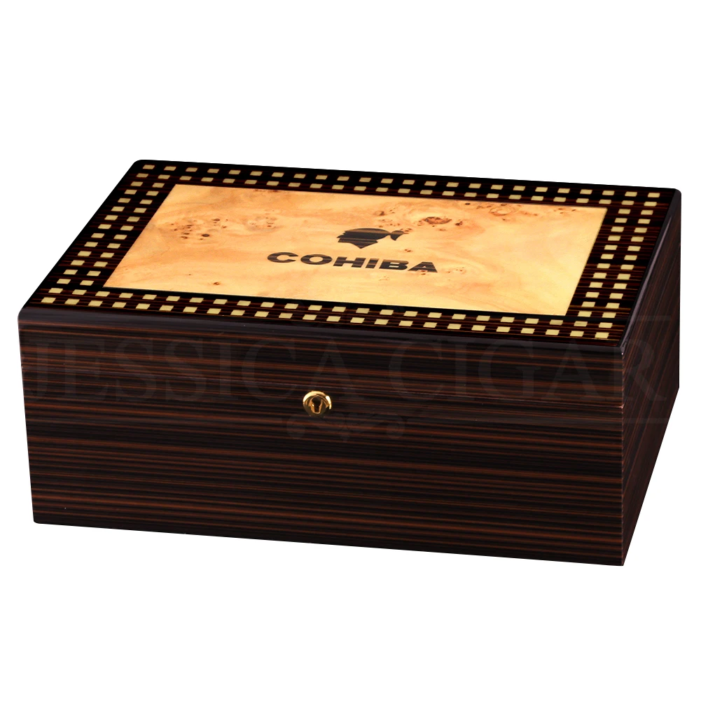 COHIBA высококачественный кедровый хьюмидор для сигар 80 Куба большая емкость