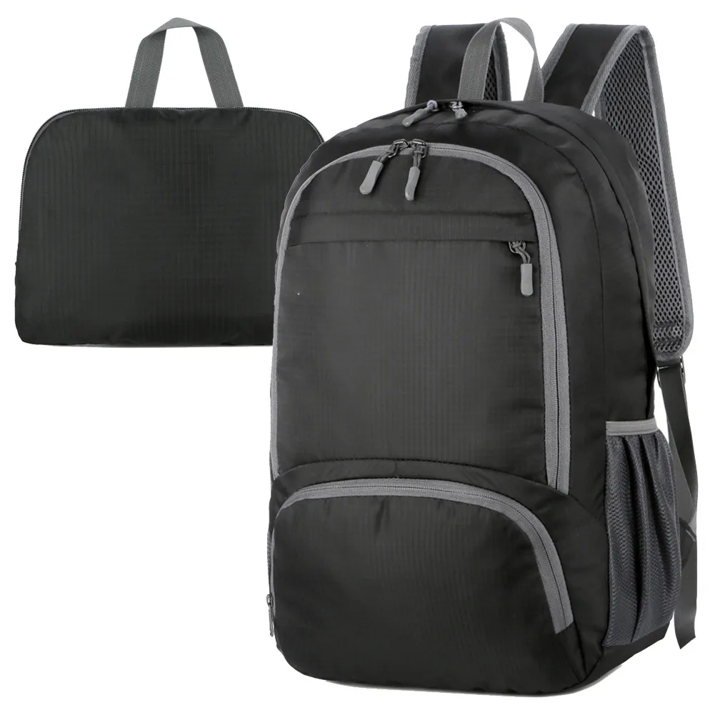 

Новый легкий складной рюкзак, водонепроницаемый, 4 передних кармана + 2 боковых кармана, рюкзак для кемпинга, походов, путешествий