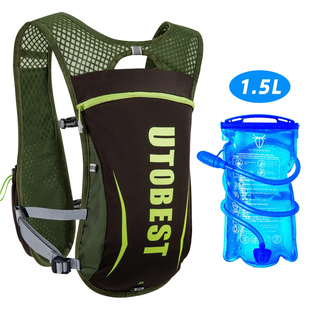 Goede Utobest Running Hydratatie Outdoor Running Tassen Wandelen Rugzak Vest Marathon Fietsen Rugzak 5L