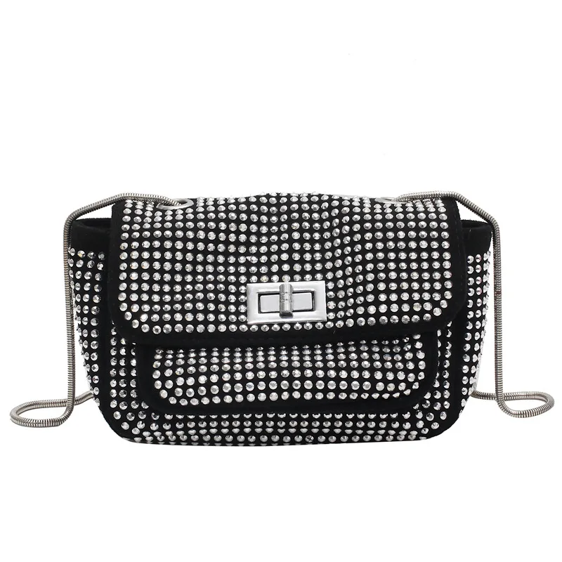 

Diamonds Evening Handbags For Women 2021 New Korean Luxury Designer Shiny Rhinestone Small Clutch Purse Ladies Sac Femme Fashion