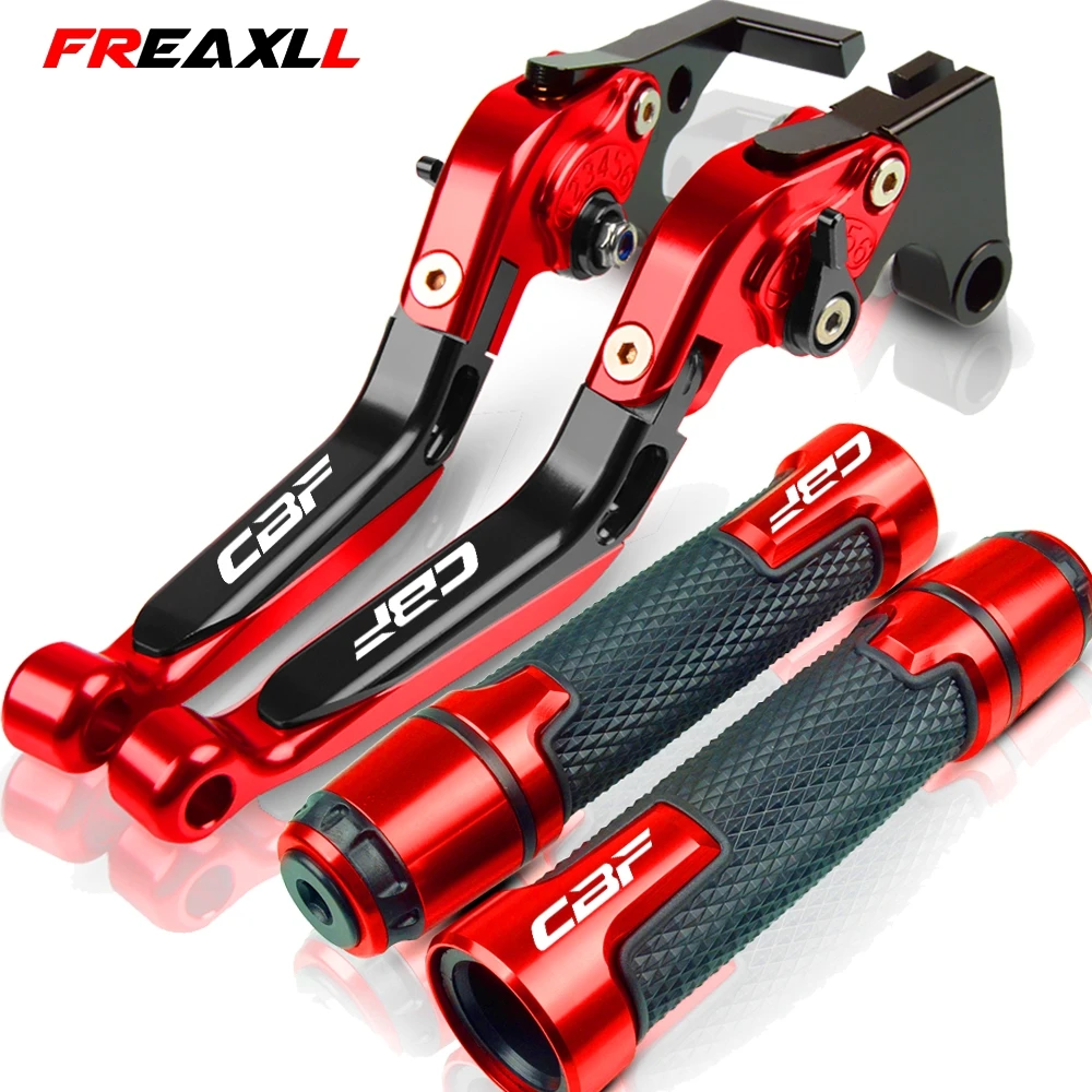 

For Honda CBF1000 A CBF 1000 2010-2013 2011 2012 Motorcycle CNC Brake Clutch Levers Handlebar Grip Handle Hand Grips Cap