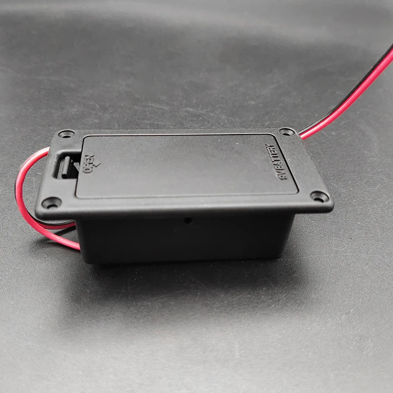 1 шт. ABS 9V Батарея Коробка Чехол Крышка держатели для бас гитары звукосниматель