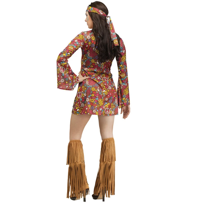 Женский карнавальный костюм на Хэллоуин достаринный дикарский для индийского