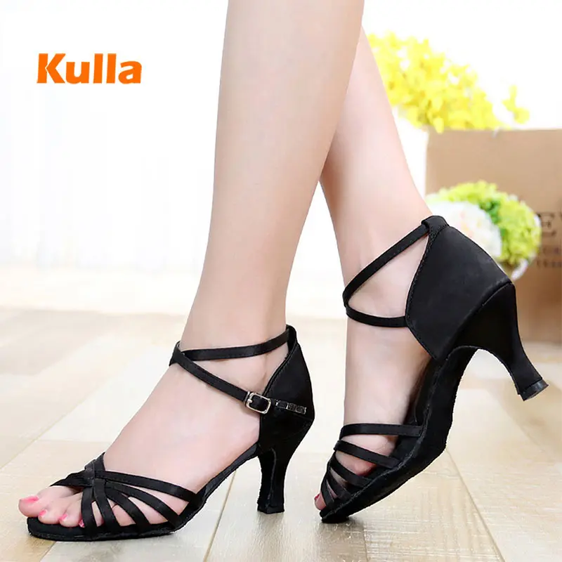 Туфли женские на высоком каблуке для латиноамериканских танцев сандалии сальсы