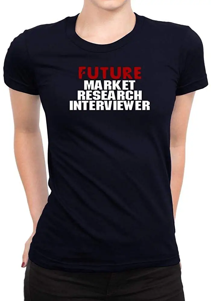 FGHFG Future Market Research Interviewer Женская футболка унисекс мужская женская футболка|Мужские