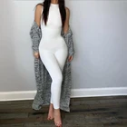 Летние женские повседневные спортивные комбинезоны без рукавов для фитнеса, элегантные женские комбинезоны, Комбинезоны для женщин