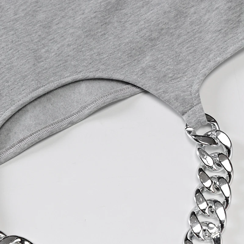 

Plugalong Chain Oversized Sweatshirts Women 2020 Long Sleeve Pullovers Hollow Out Solid Hooded Sweatshirt Baggy Hoodies Autumn