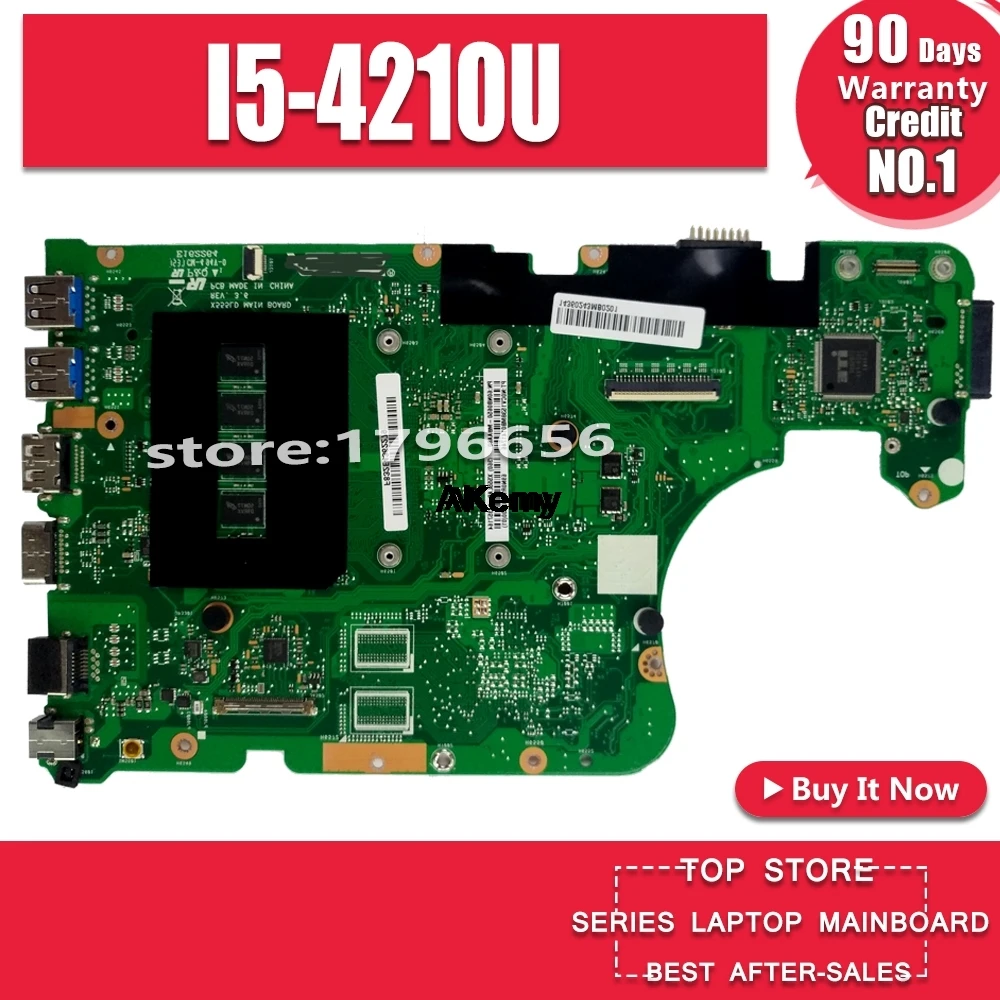 X555LA материнская плата для ноутбука ASUS X555LD X555LP X555LA X555L X555 Материнская плата ноутбука I5-4210U 4GB-RAM Материнская плата Тесты ОК