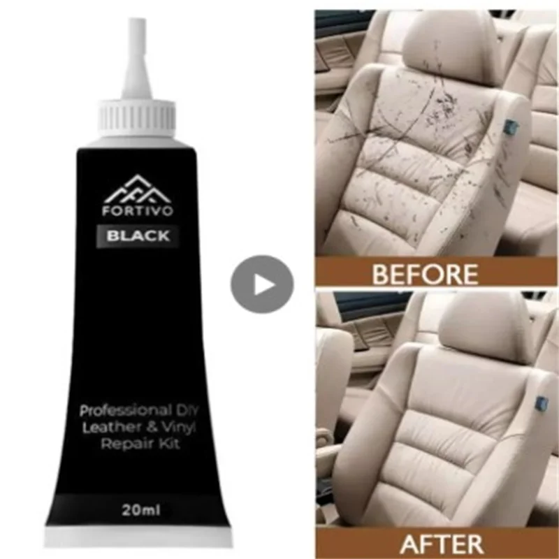 

20ml Car Leather Filler Repair Cream Sofa Leather Furniture Sportswear Cleaner Leather Cream Liquid Skin Cleaner Car Accseeories