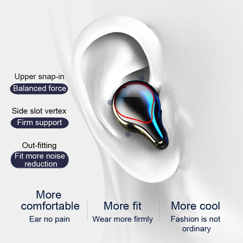 

SE-16S Wireless Headphones Bluetooth 5.0 Sports Running Headset for IOS Android Phones HD Call
