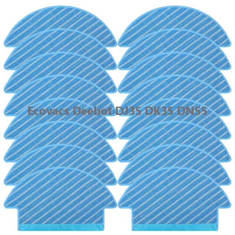 

Washable Mop Cloth Spare Parts For Ecovacs Deebot DJ35/36 DK35/43 DN55 Robotic Vacuum Cleaner Mop Rags Replacement Accessories