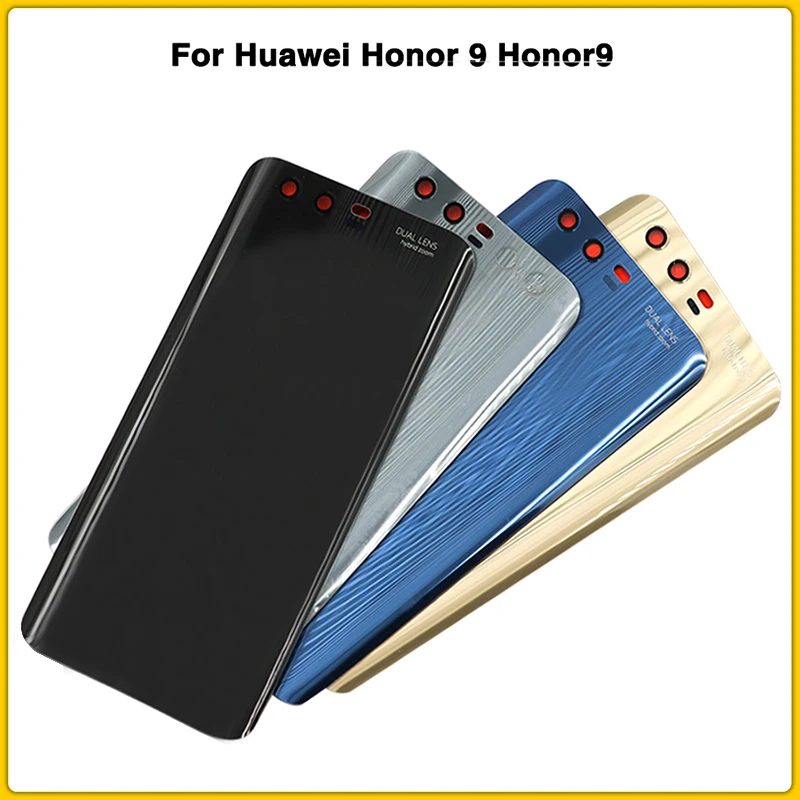 10 шт. Новый Honor 9 задний корпус чехол для Huawei Honor9 батарея задняя крышка Дверь