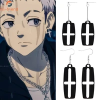 anime tokyo revengers acrylic earrings women men party leisure pendant earrings costume jewelry