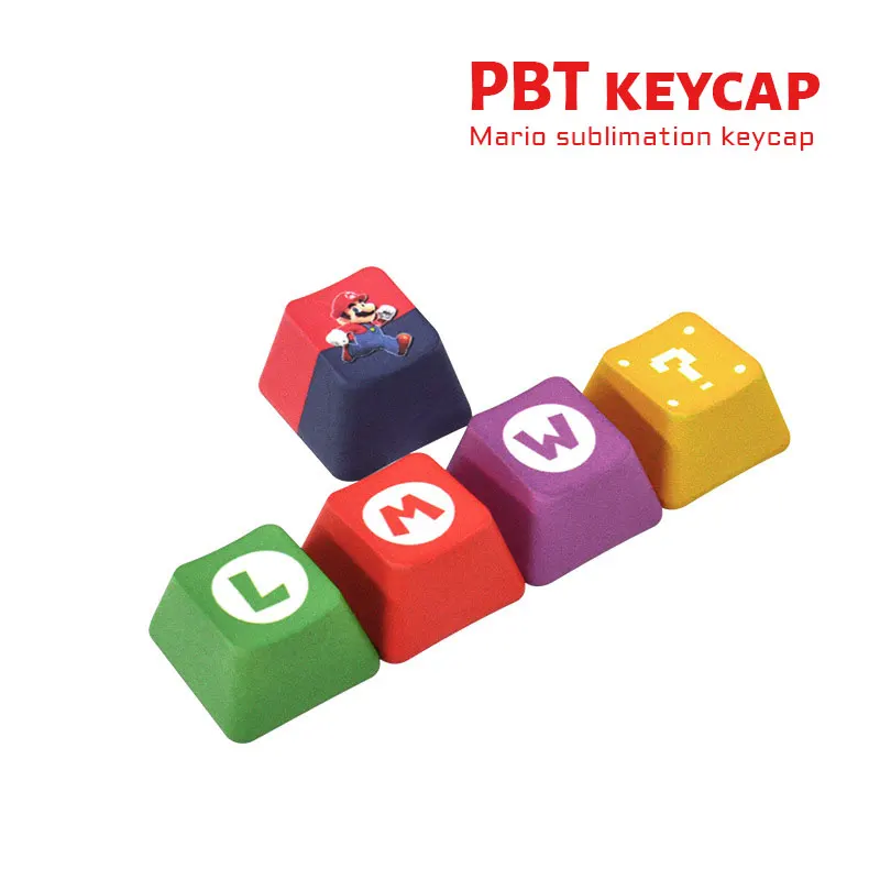 Eagle iacme PBT Keycap OEM 1u صبغ الفرعية مزج اللون الأخضر الأصفر الأحمر الأرجواني الملحق كيكابس لوحة مفاتيح الألعاب الميكانيكية