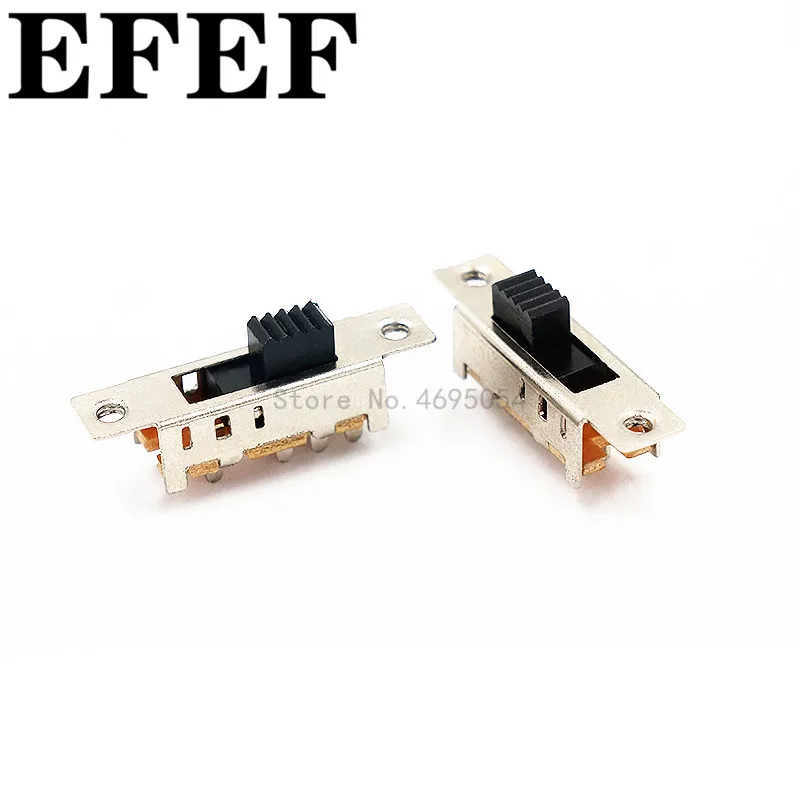 Двойной переключатель SS23E04 10 шт. 8 контактов 3 файла ручка 2P3T DP3T высота 5 мм