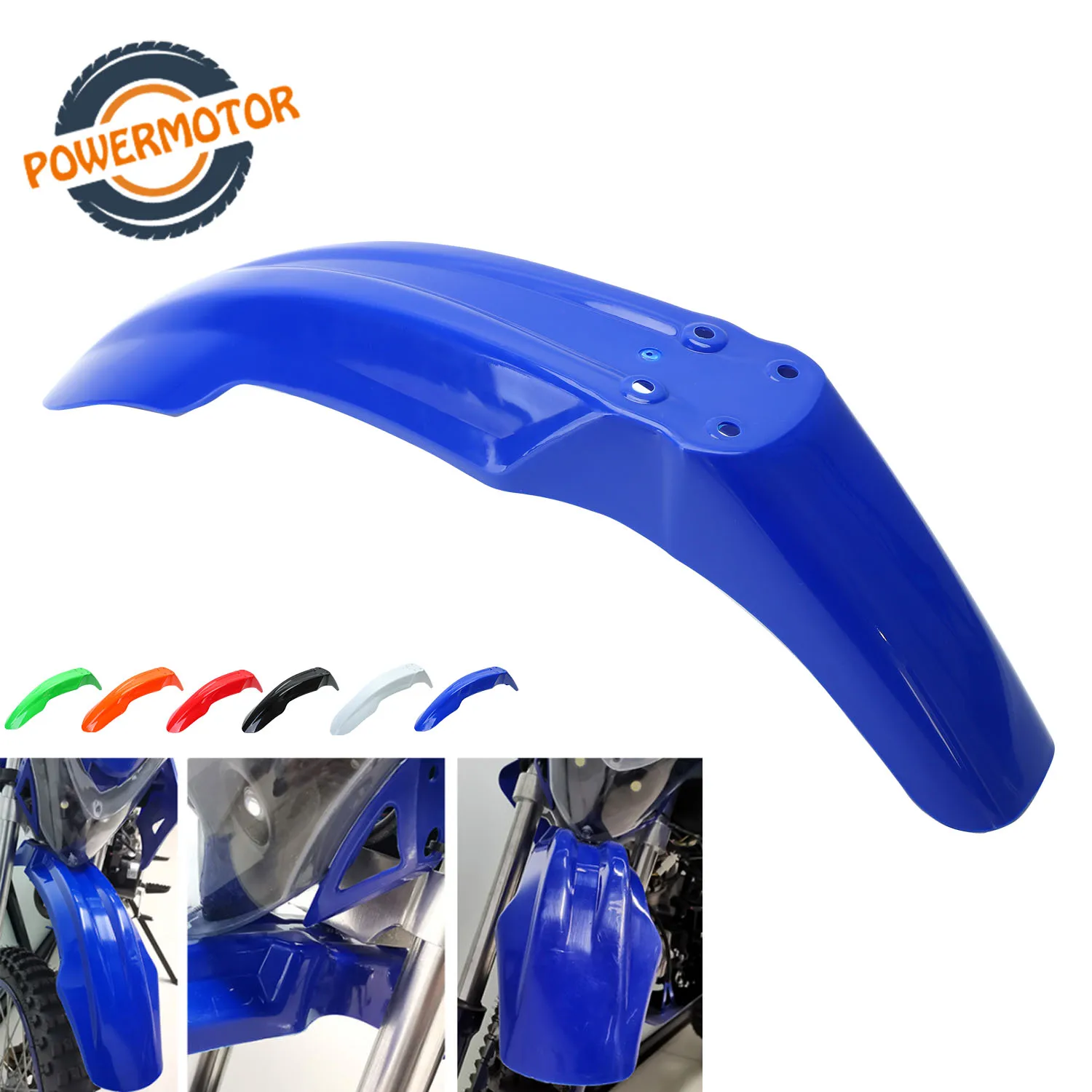

Motorcycle Plastic Front Fenders Mudguard Fender for YZ WR XR CRF KLX KX RM RMZ DR DRZ 125 250 450 Universal 7 Colors Mud Guards
