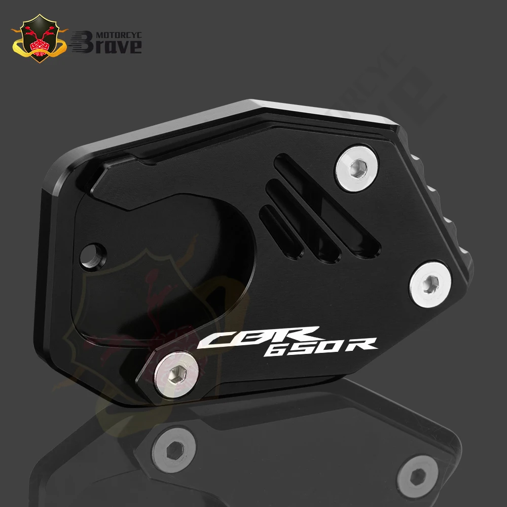 

Для HONDA CBR650R CB650R 2019 2020 2021 2022 подставка удлинитель боковой подставки поддерживающая пластина CBR CB 650R CBR650 R красный